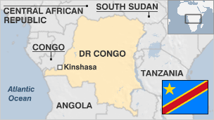 54290640 dr congoii Congo, Democratic Republic Map Tourist Attractions