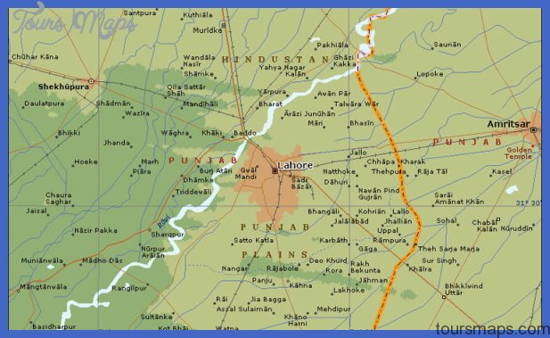 a lahore Lahore Map