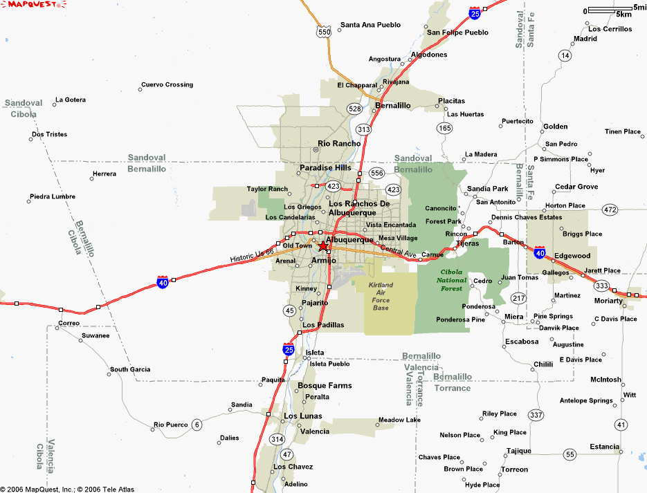 albuquerque map  0 Albuquerque Map
