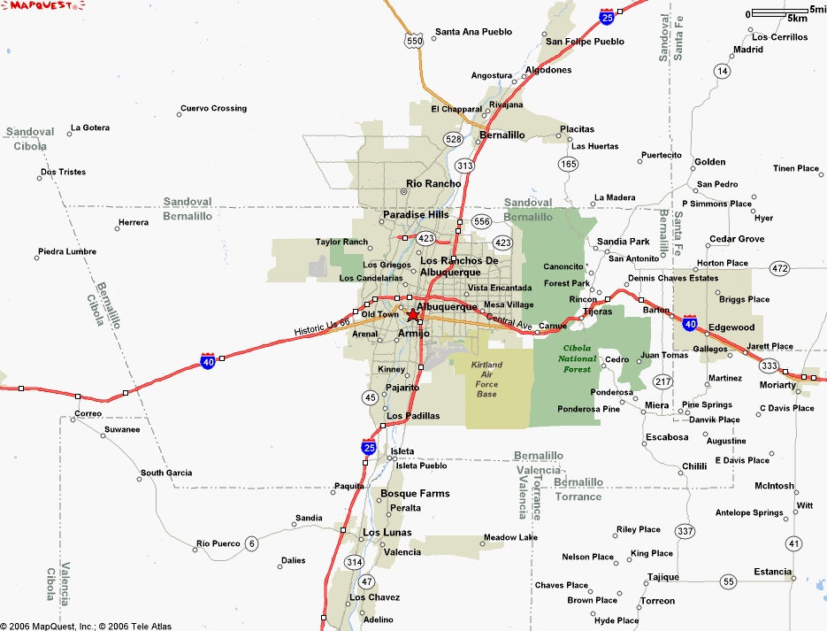 Albuquerque Map ToursMaps
