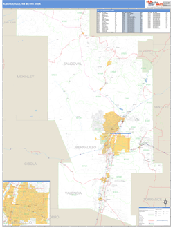 albuquerque metro map  0 Albuquerque Metro Map