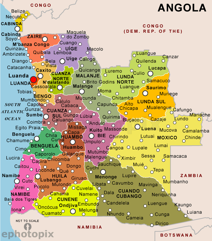 angola map 2 Angola Map