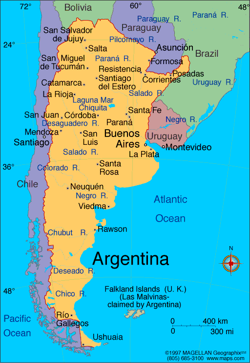 argentina map  5 Argentina Map