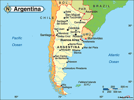 argentinarap Argentina Map