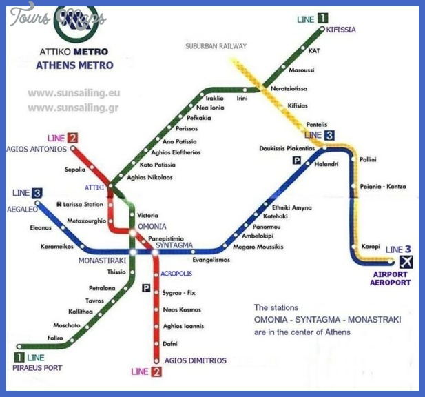 Athens Metro Map ToursMaps