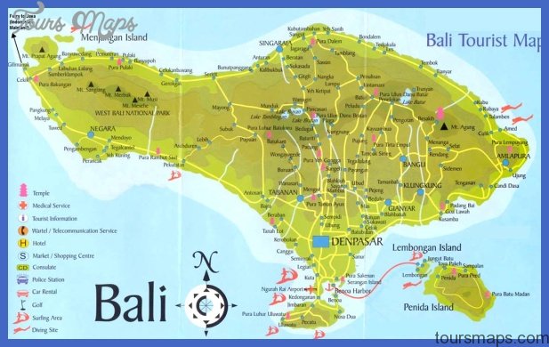 bali tourist map Indonesia Map Tourist Attractions