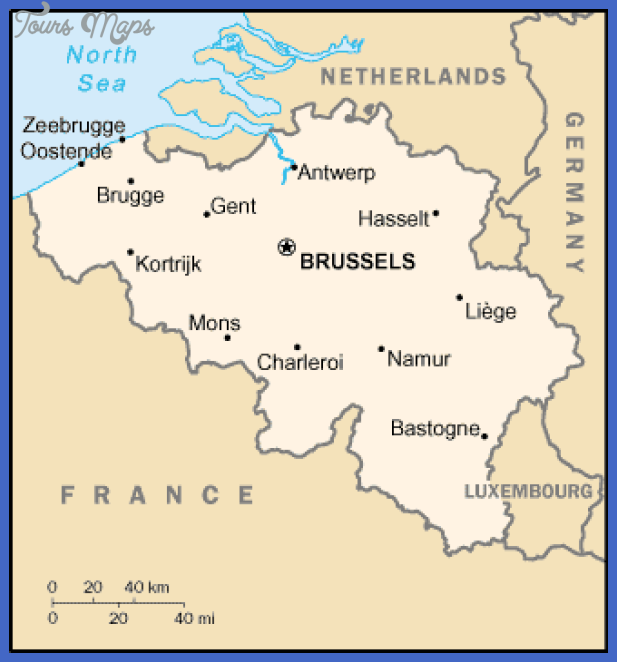 be map Belgium Map