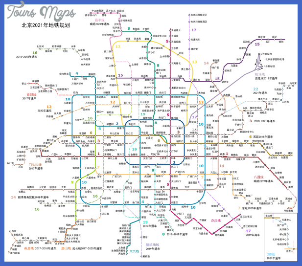 beijing subway plan 1 Beijing Metro Map