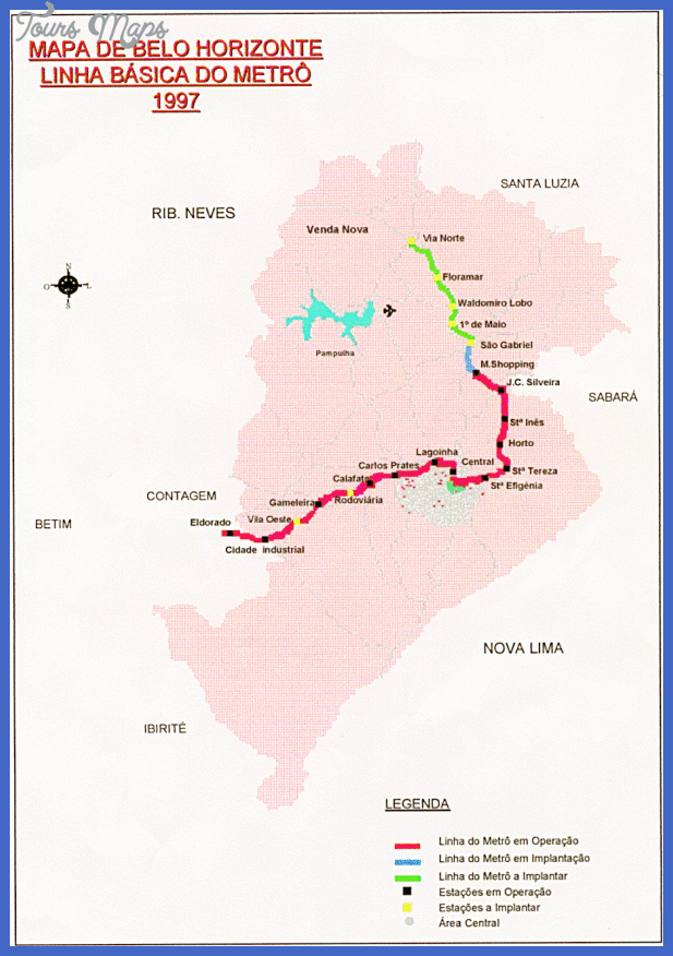 belohorizonte gif Belo Horizonte Metro Map