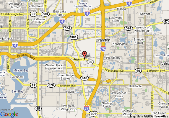 best western brandon hotel and conference center map Tampa Map Tourist Attractions