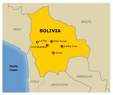 bolivia final Bolivia Map