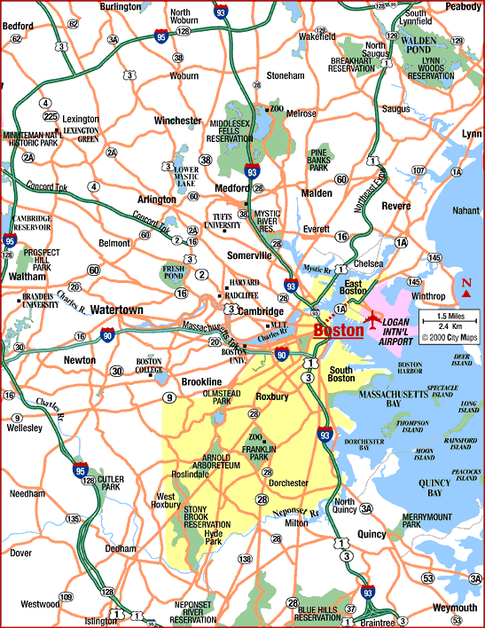 boston metro map  6 Boston Metro Map