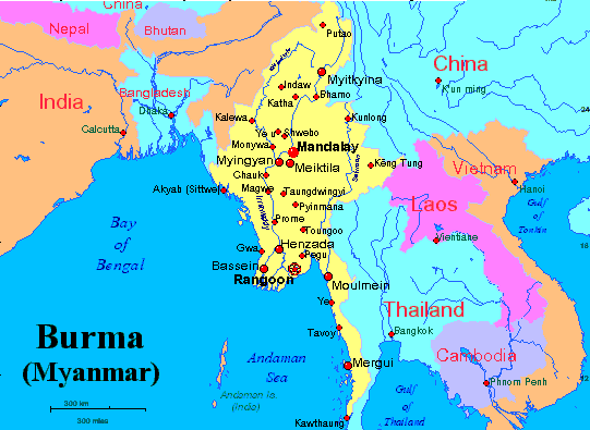 burmesemap Burma Map