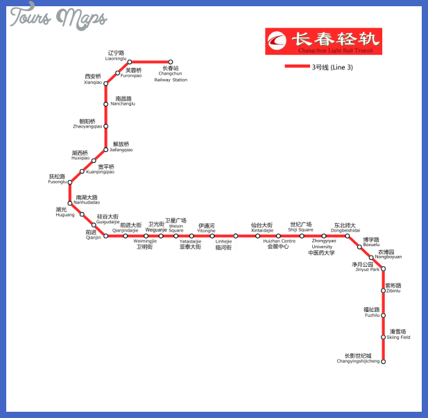 changchun metro map  0 Changchun Metro Map