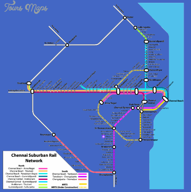 chennai subway map  1 Chennai Subway Map