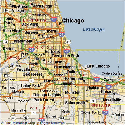 chicago map  6 Chicago Map