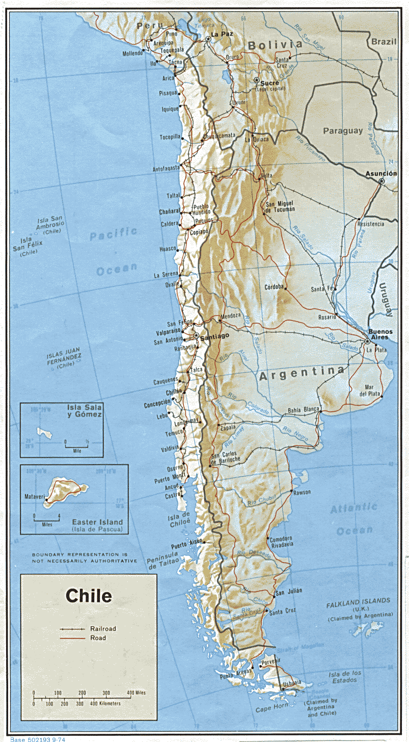 chile map  1 Chile Map