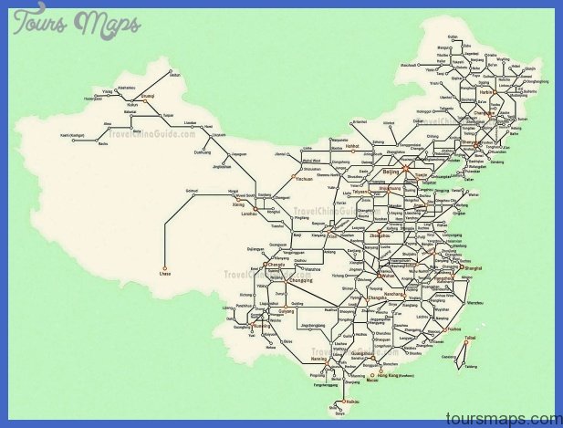china map train  4 China map train