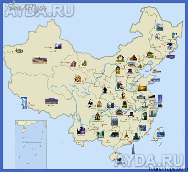 china tourist map  5 China tourist map