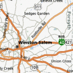 city winston salem map 150x150 Winston Salem city Metro Map