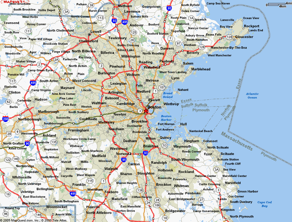 citymap boston ma Boston Map