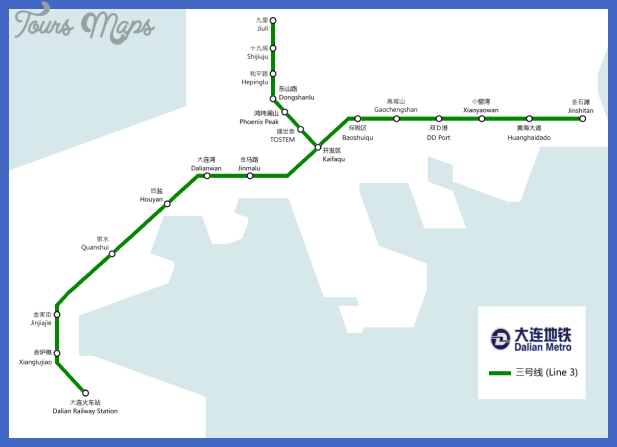 dalian metro map  0 Dalian Metro Map