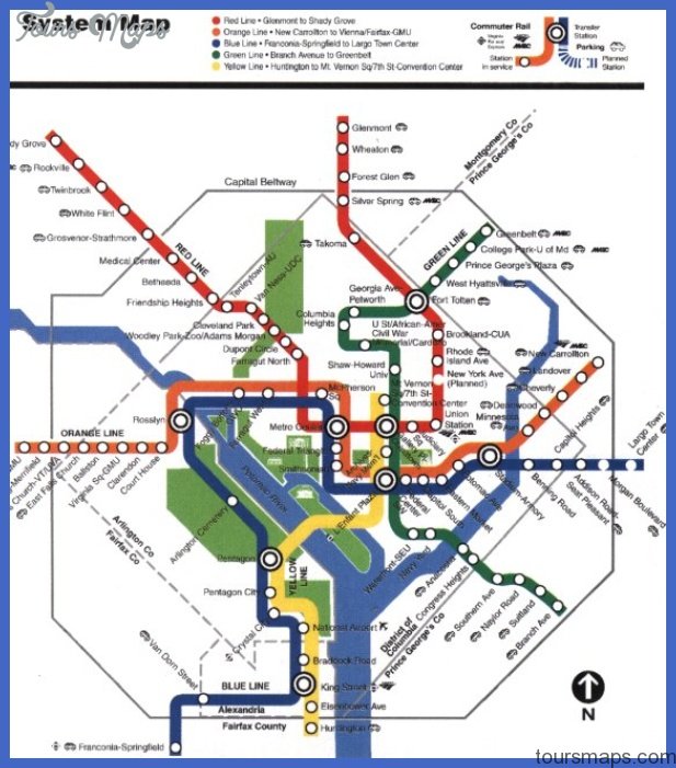 dc metro map211 Alington Subway Map