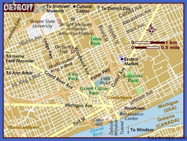 detroit map  3 Detroit Map