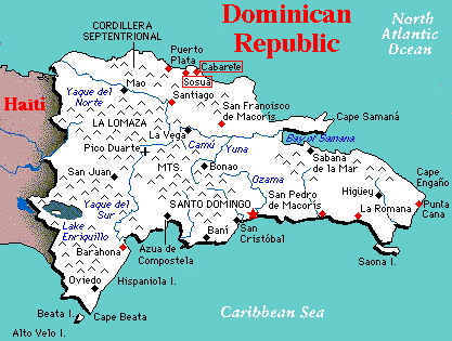 domrepmap Dominican Republic Metro Map
