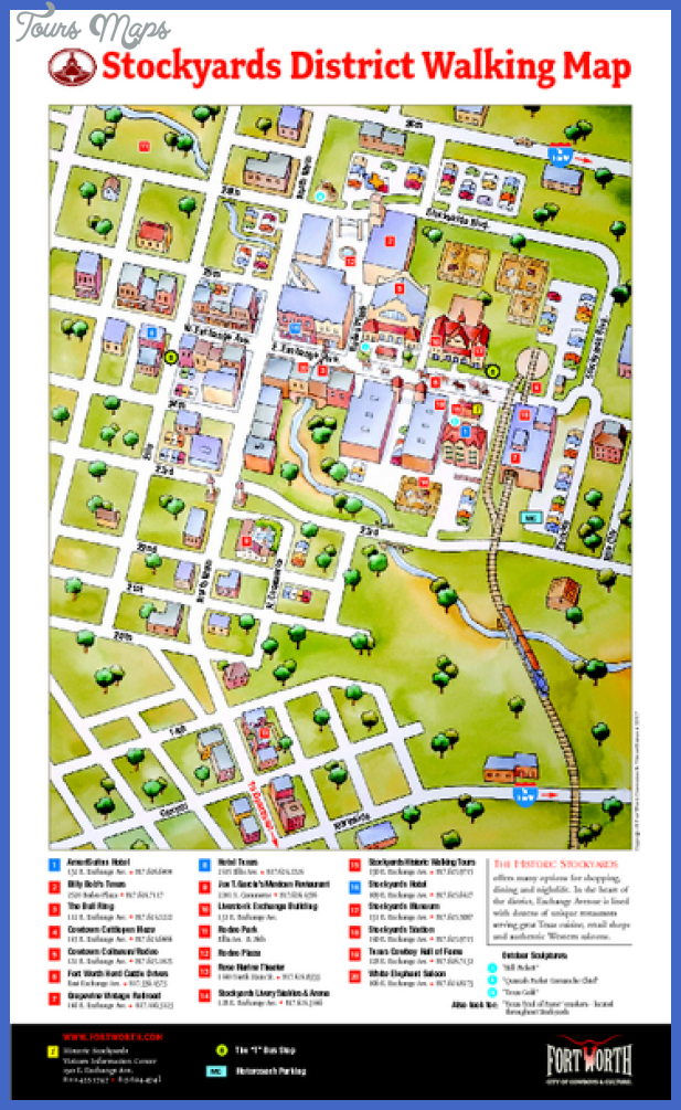 fort worth map tourist attractions  3 Fort Worth Map Tourist Attractions