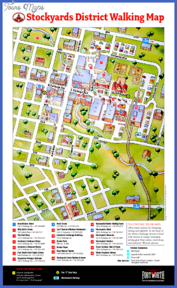 Downtown Fort Worth Map United States Map 1199