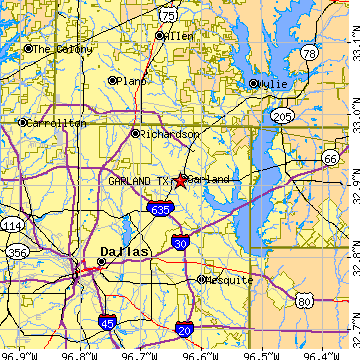 garland i Garland Metro Map