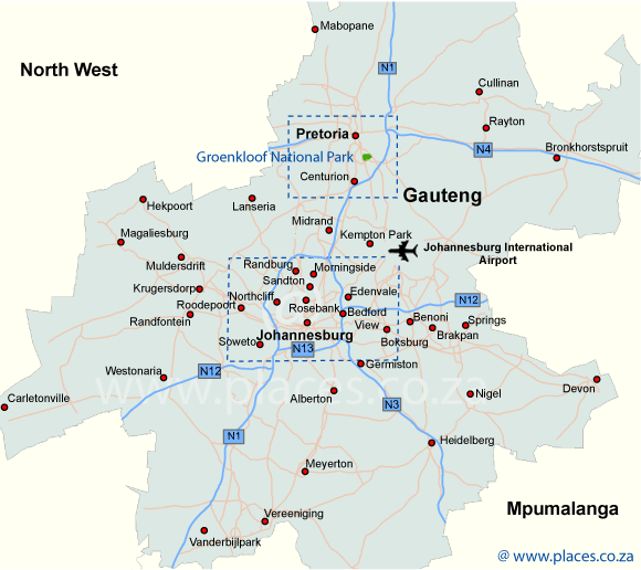 Gauteng Map3 