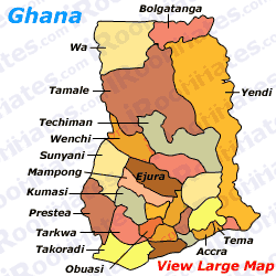 ghana Ghana Metro Map