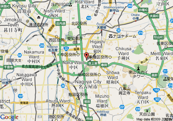 hilton nagoya map Nagoya Map
