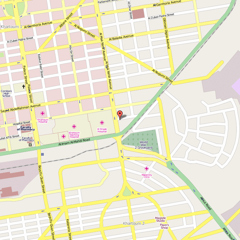 hilton khartoum khartoum Khartoum Map