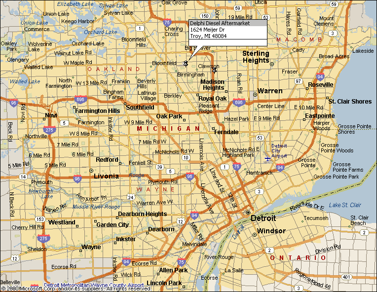 image map 1 Detroit Map