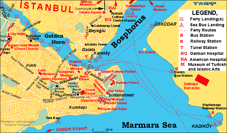 istanbul Istanbul Map