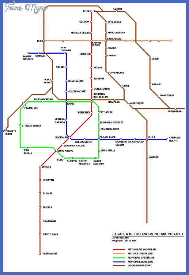 jakarta gif Indonesia Metro Map