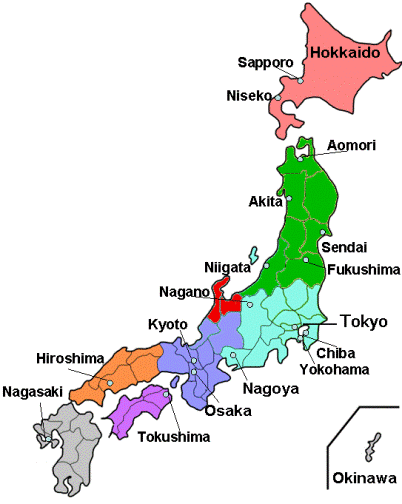 japan map  7 Japan Map