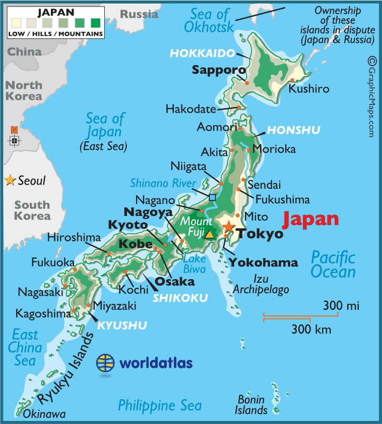 jpcolor Japan Map
