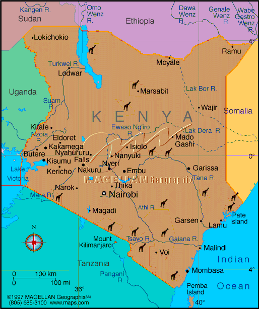 kenya map Kenya Subway Map