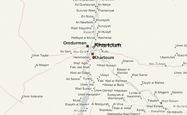 khartoum 10 Khartoum Map