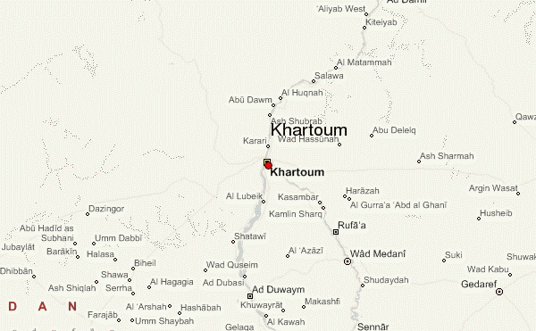 khartoum 8 Khartoum Map