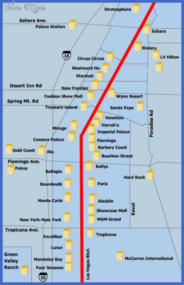 map of las vegas casinos on strip