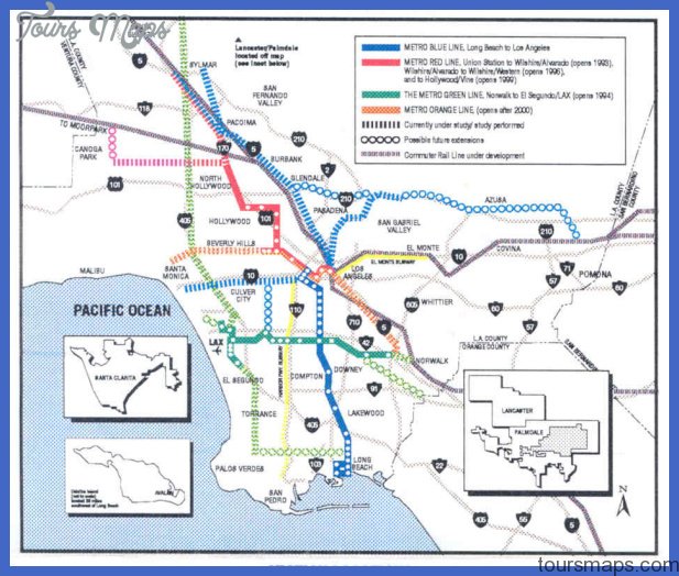 librarymaps f18 Los Angeles Subway Map