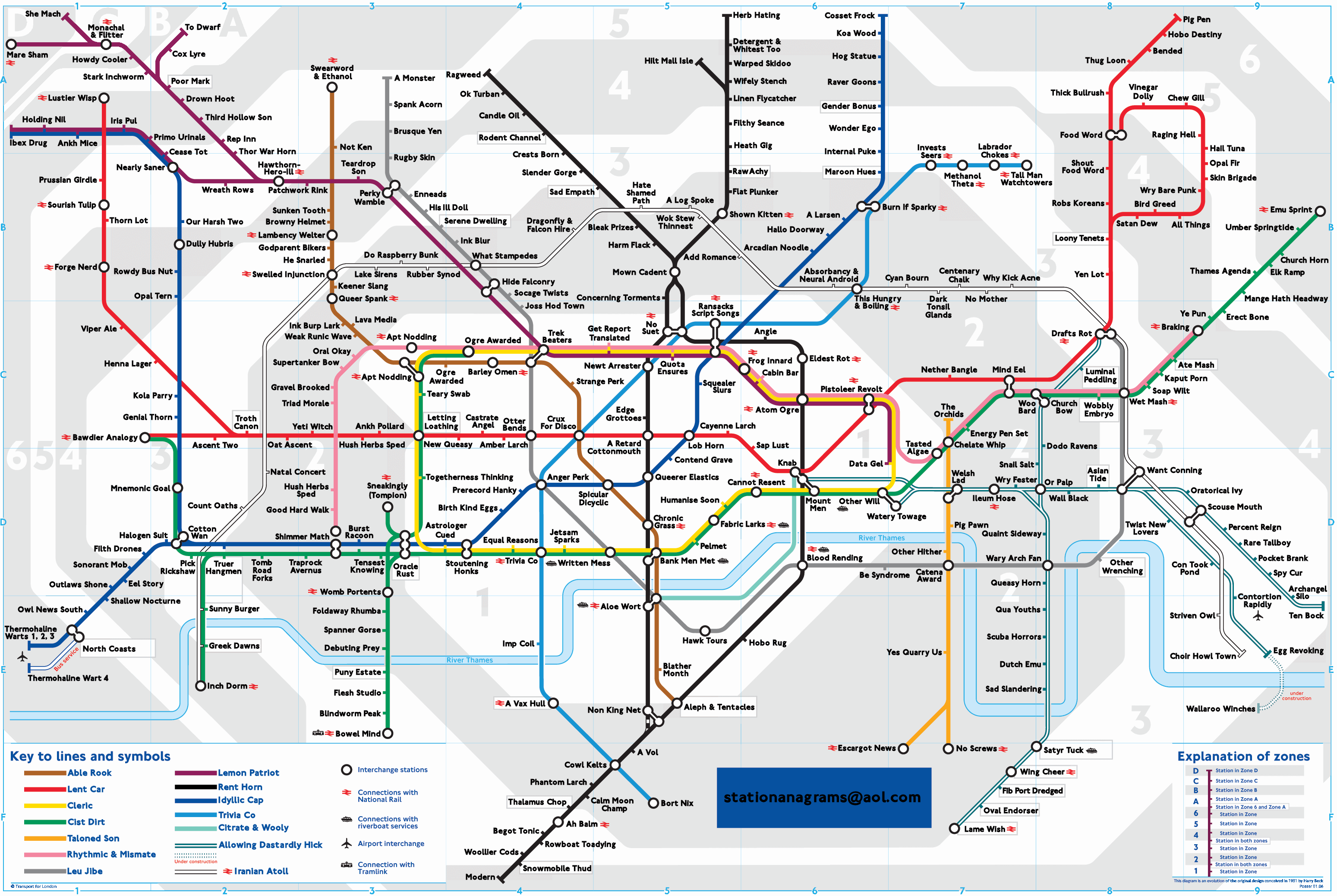 london subway map  6 London Subway Map