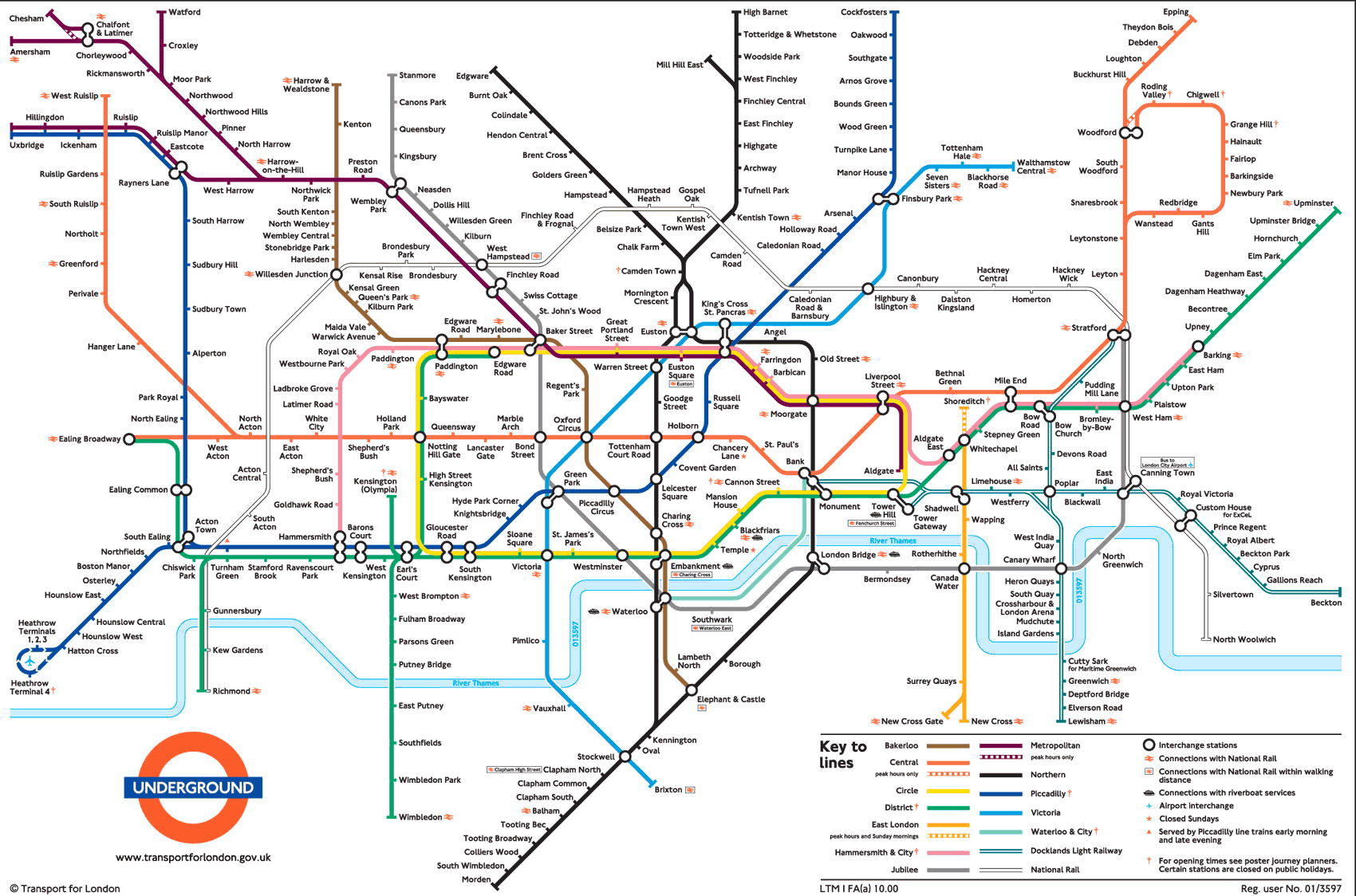 london tube Bogota Subway Map