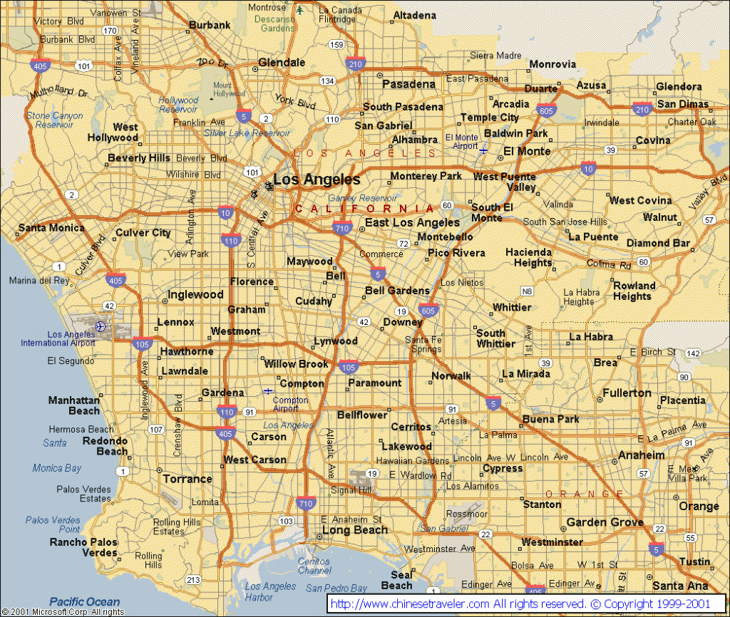 Los Angeles Map ToursMaps com