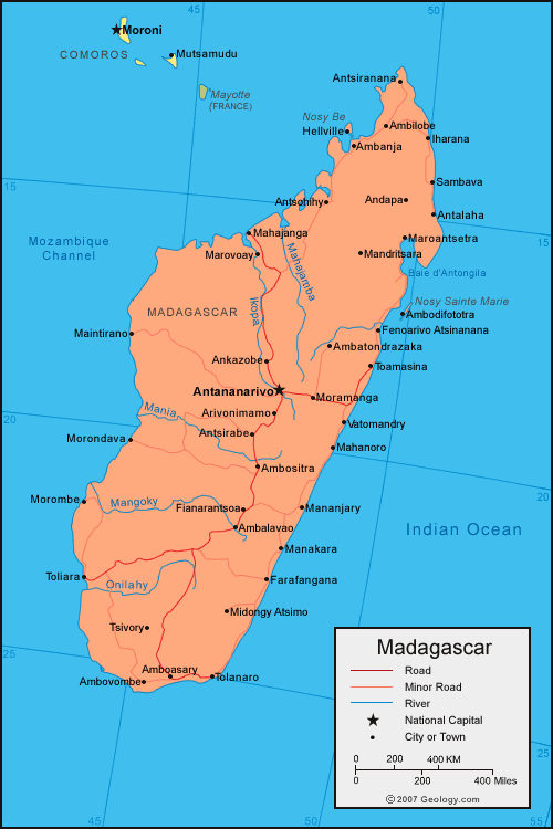 madagascar metro map  2 Madagascar Metro Map